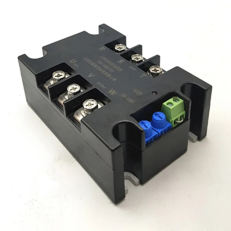 380V Motor Soft Start Module Controller Starter Stop Heat Sink Three-phase Motor