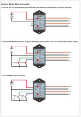 DPST 1NO 1NC 8Amp Latching Relay Module (DC24V)