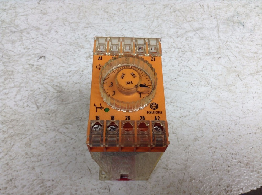 Schleicher SZT 31 110-127 VAC 0.05-1 Second Timer Relay Time SZT31 (TB)