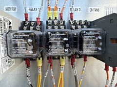 Lot of 3 Tyco Electronics KUP-14D15-12 Power Relay w/ IDEC Relay Base Socket