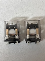 LOT OF 2 Potter & Brumfield TE KUP-11D15-110 Power Relay 110VDC 1/3HP 120VAC 10A