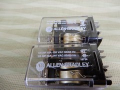 Allen-Bradley Cat 700-HJ32Z24 DPDT Magnetic Latching Relays Qty 2 24VDC Coils BX