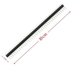 20PCS Pin Header, 2.54mm 40Pin Male and Female Header Pins Breakaway PCB Boar…