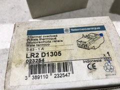 TELEMECANIQUE THERMAL OVERLOAD RELAY LR2 D1305 NEW