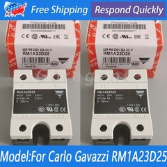 2PCS For Carlo Gavazzi RM1A23D25 Single Phase Solid State Relay 25A 230VAC
