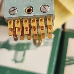 53x Lot T-bar Switch Relay New Old Deadstock 800 Series Gold Plated Aero Servers