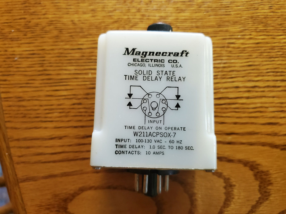 MAGNECRAFT SOLID STATE TIME DELAY RELAY W211ACPSOX-7