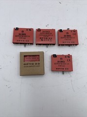 Lot Of 5 OPTO 22 G4 ODC5 Module Relay Output 60VDC 3A Motor rating 60VDC 1.5A