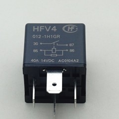 HFV4-012-1H1GR(555) Quick Connect Terminal Automotive Relay 12VDC 40A x 2PCS