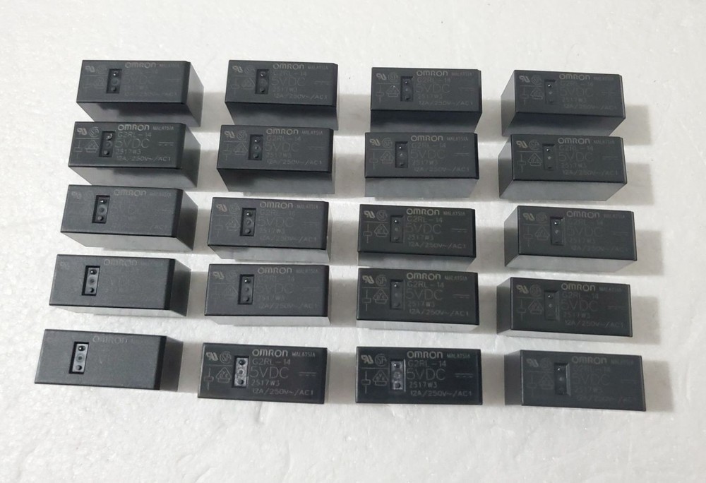 20pcs. OMRON G2RL-14 5VDC G2RL-14 DC5 Power Relay 12A 5VDC 5 Pins – USA SELLER