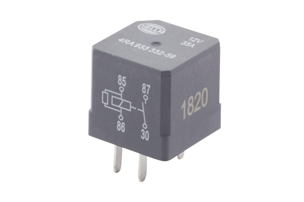 933332591 Main Current Relay 12V 4Pin Connector Replacement Parts Heavy Duty