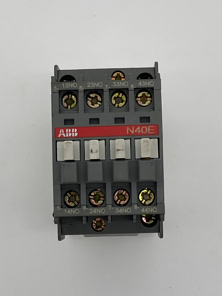 ABB N40E Contactor Relay, 110-115V, 50Hz / 115-127V 60Hz, *Lot of (2) Relays* (U