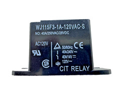 Miniature Power Relays CIT PN/ WJ115F3-1A-120VAC-S 2PCS SPST 40A 120v coil NEW