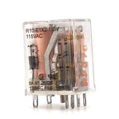 1PCE TE R10-E1X2-115V 5A 115VAC Industrial Relay 8Pins