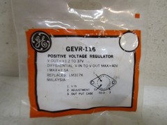 2 NEW GE GEVR-116 POSITIVE VOLTAGE REGULATOR