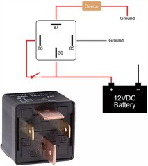 2025 2Set Car Relay 12V 80A SPST 4-pin Heavy Duty Relay Car DC Normal Open Relay