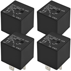 896H-1CH-C-R1-U03 Automotive Relay (Pack of 4) – 12VDC SPDT 5-Pin 50A Plug-In Po