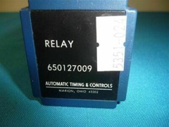 Automatic Timing & Controls 650127009 Relay
