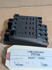 Omron Automation PTF14A-E Relay Socket, 4 Pole, 14 Pin, Square, 10A, 4PDT