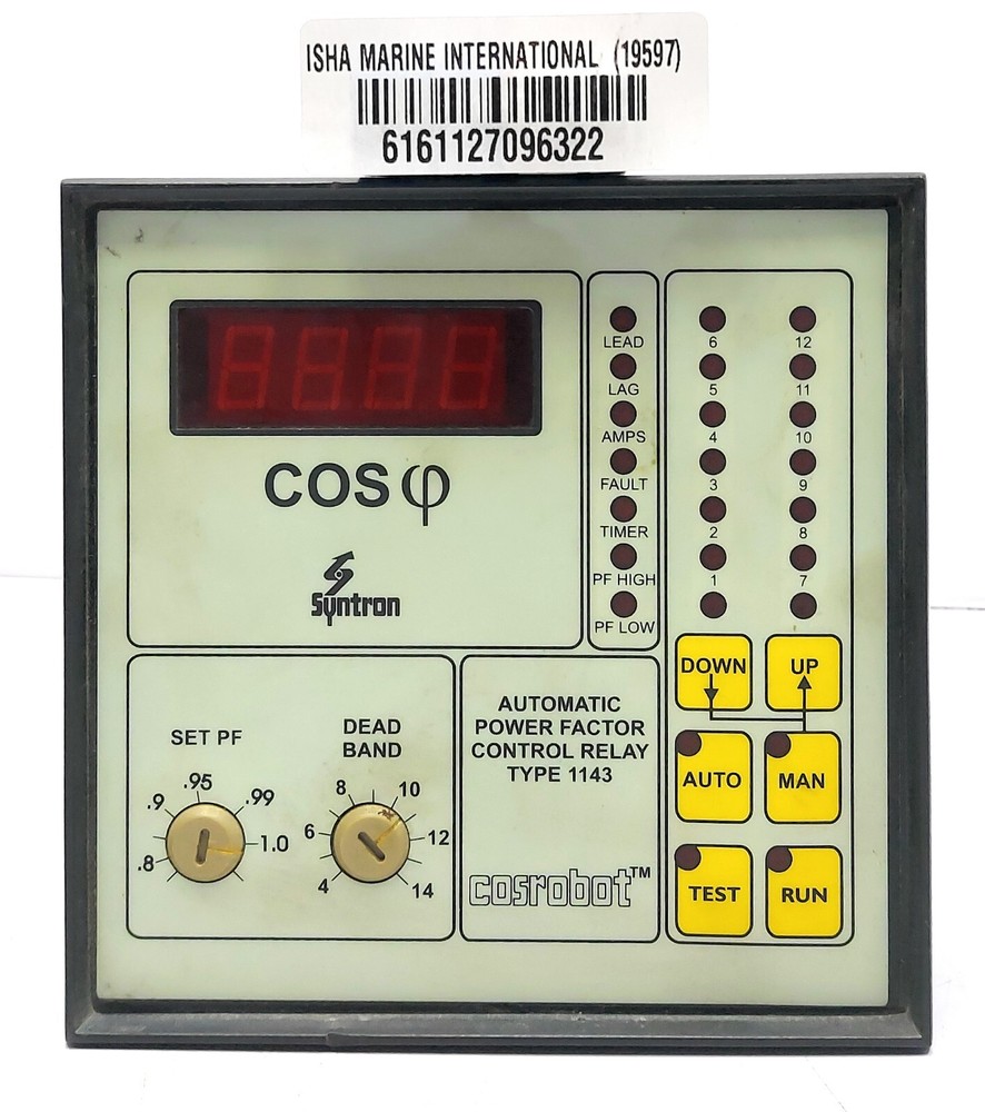 Syntron 1143 Automatic Power Factor Control Relay