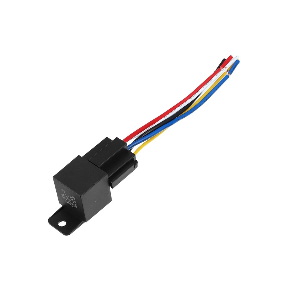 DC 36V 40A SPDT Automotive Car Relay 5 Pin 5 Wires with Harness Socket Plug A…