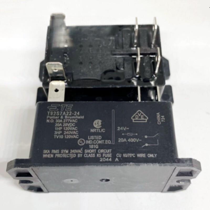 2PCS T92S7A22-24 DPST Relay 24VAC 30A 6PINS NEW
