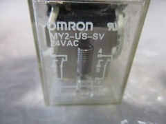 OMRON MY2-US-SV 24VAC RELAY 24VAC LOT OF 6 NSNP