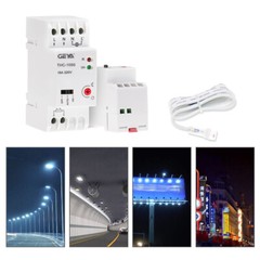GEYA Auto/Manual Photocell Light Controler Switch 16/25A Twilight Switch &Sensor