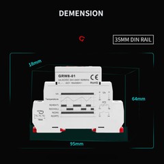 GEYA Temperature Control Relay Thermostat Control relay Temp Sensor with Sensor