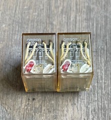OMRON MY4N RELAY 110/120VAC 14 PIN LOT OF 2