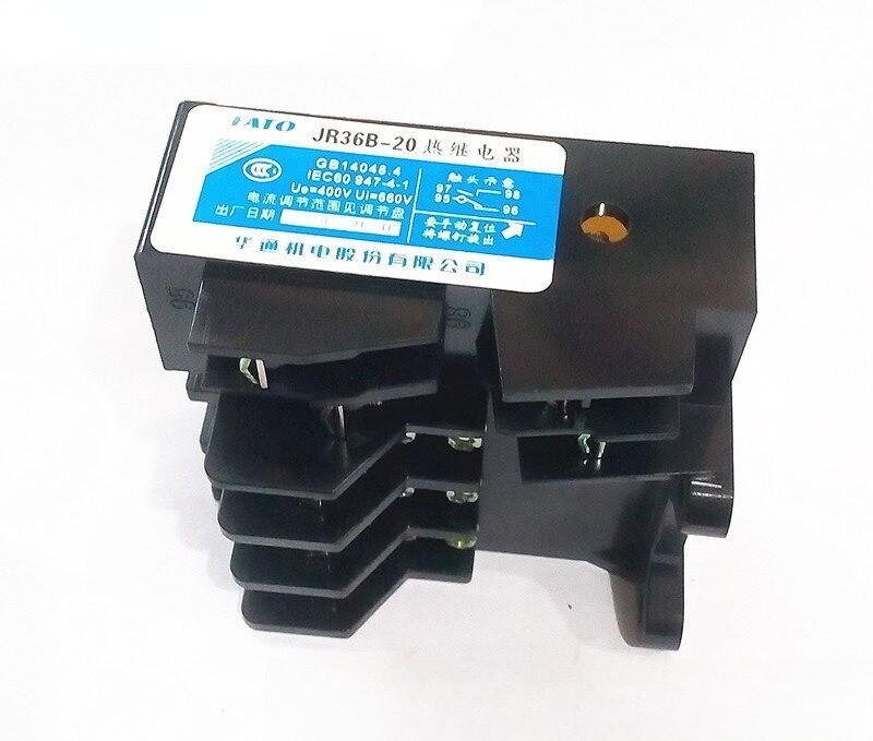1PCS thermal overload relay motor protector jr36b-20 (0.25-22a)