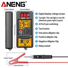 Relay Detector 11-25V ANENG RT01 Digital Universal 4/5 Pins Car Battery Vehicle