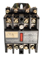 Allen-Bradley 700-N400A1 Series C 300 V AC 10 A Type N Relay w/ 110/120 VAC Coil