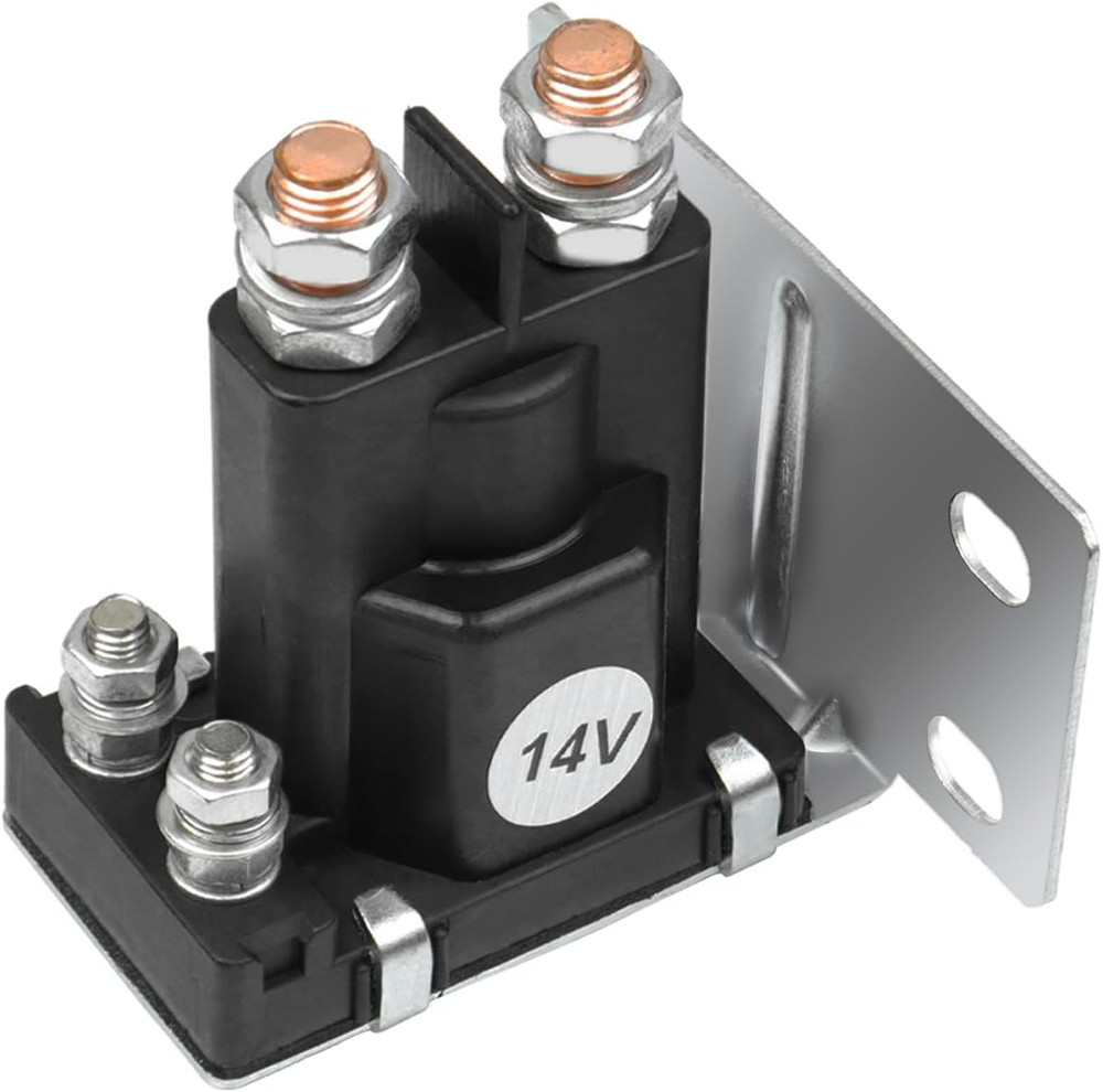14V Golf Cart Solenoid Compatible with EZGO TXT Gas Golf Cart 1994-Up 4 Terminal