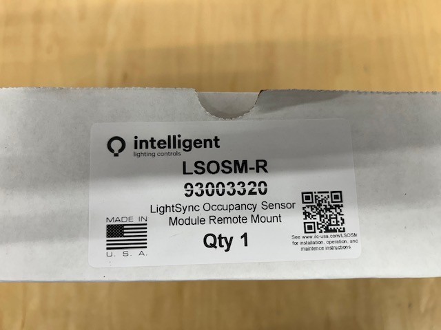 INTELLIGENT REMOTE OCCUPANCY SENSOR MODULE JOB SURPLUS