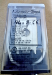 AutomationDirect 750R-2C-24A Relay w/ ECX-1040 &1030 Contact Block Lot of 6