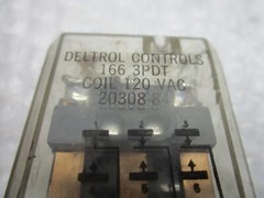 DELTROL CONTROLS 1663PDT 20308-84 RELAY 120V NSNP