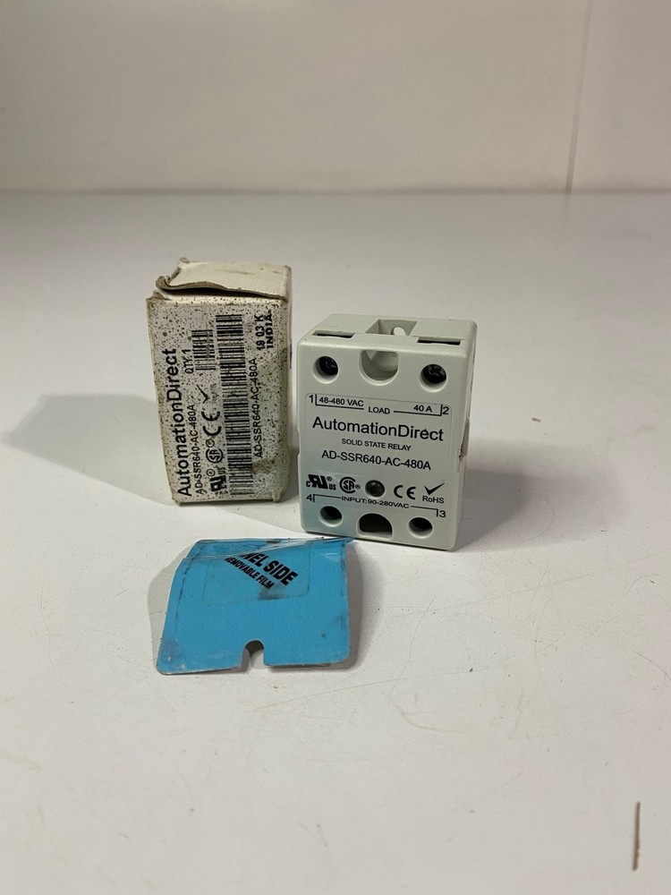 ONE (1) AUTOMATION DIRECT Solid State Relay AD-SSR640-AC-480A (NEW)