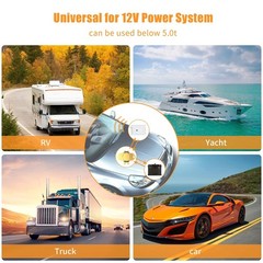 EKYLIN DC 12V Remote Battery Disconnect Switch Latching Relay Anti-Theft Car …