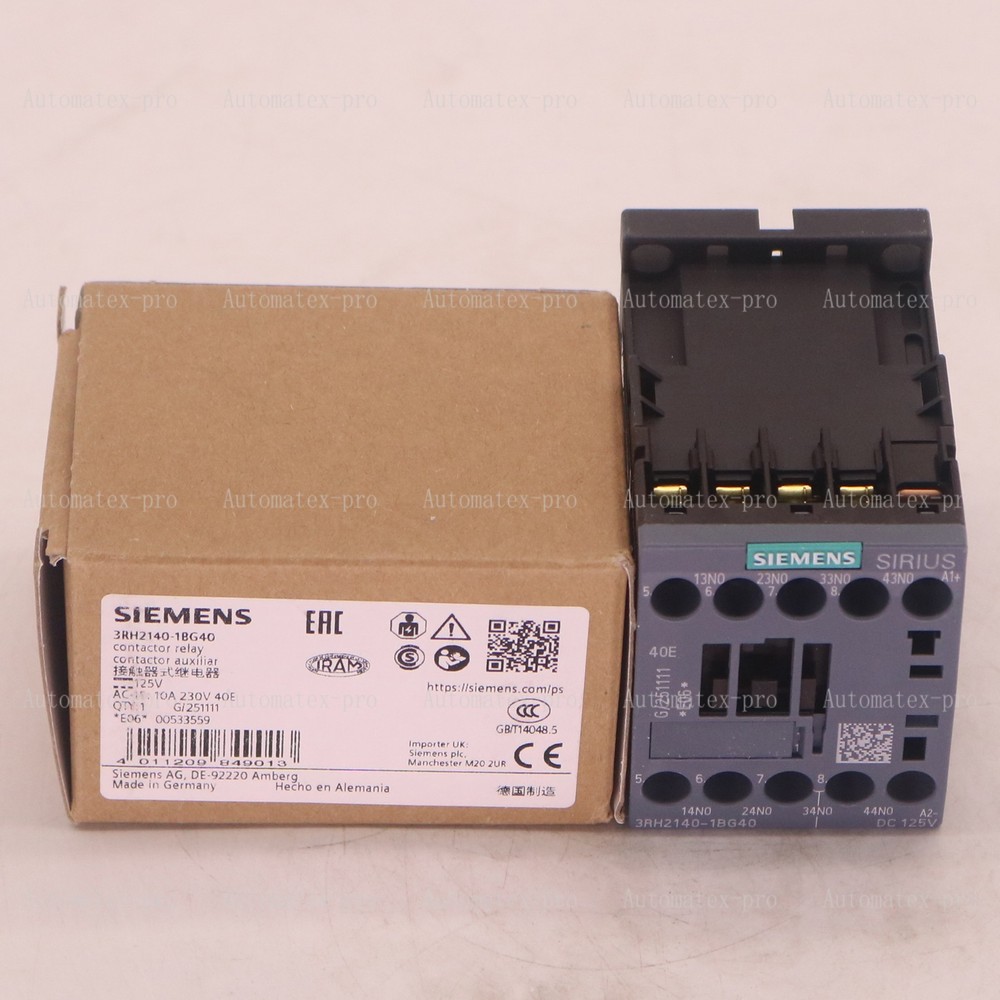 1PC New Siemens Contactor Relay 3RH2140-1BG40 Quality assurance