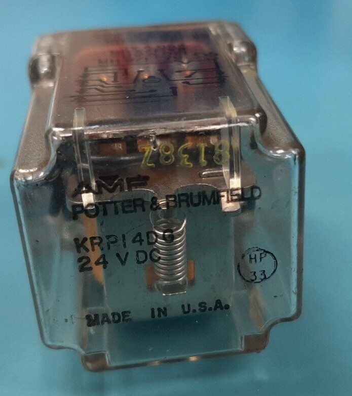 KRP14DG , P&B , 24VDC COIL , RELAY , POTTER & BRUMFEILD ,AMF