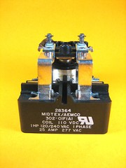 Midtex Aemco – 302-01F1A1 – Power Relay Coil, 110VDC, 1HP, 120/240VAC, 25A