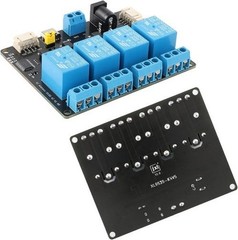 XL9535 K4V5 4 Channel Expandable Relay Module, 5V Power Suppl Color: 4 Channel
