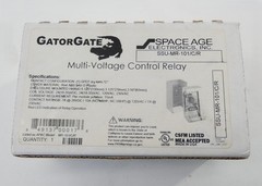 Space Age Gator Gate SSU-MR-101/C/R Multi-Voltage Control Relay 120-230VAC 24…