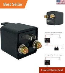 High Power 200A SPST Relay Control – 12V Panel Mount with Silver Contacts