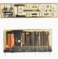 1x RF1V-5A1BL-D24 w/socket Safety Relay 6A 250VAC same as G7SA-5A1B-DC48V