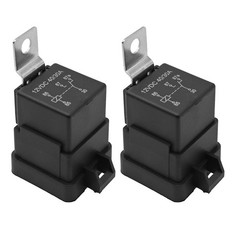 Saihisday 2Pcs Electrical Relay 12V 5 Terminals Waterproof