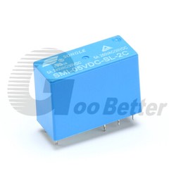 Mini Songle Relay SMI-05V/12V/24VDC-SL-2C 5A 250VAC/30VDC 8 Pin PCB 2NO 2NC