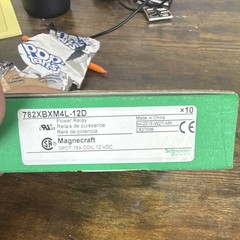 Schneider Electric Magnecraft 782XBXM4L-12D Power Relay DPDT 12VDC 15A 10pk