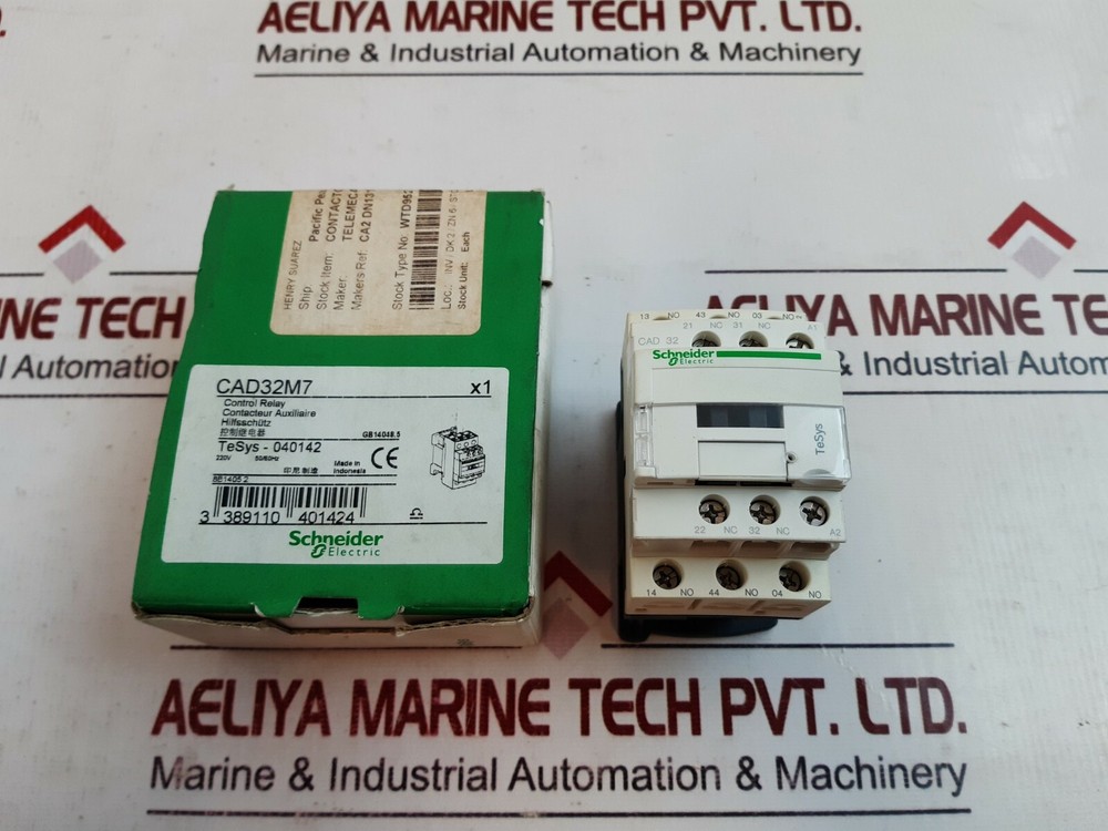 SCHNEIDER ELECTRIC CAD32M7 Control Relay 10A 690V